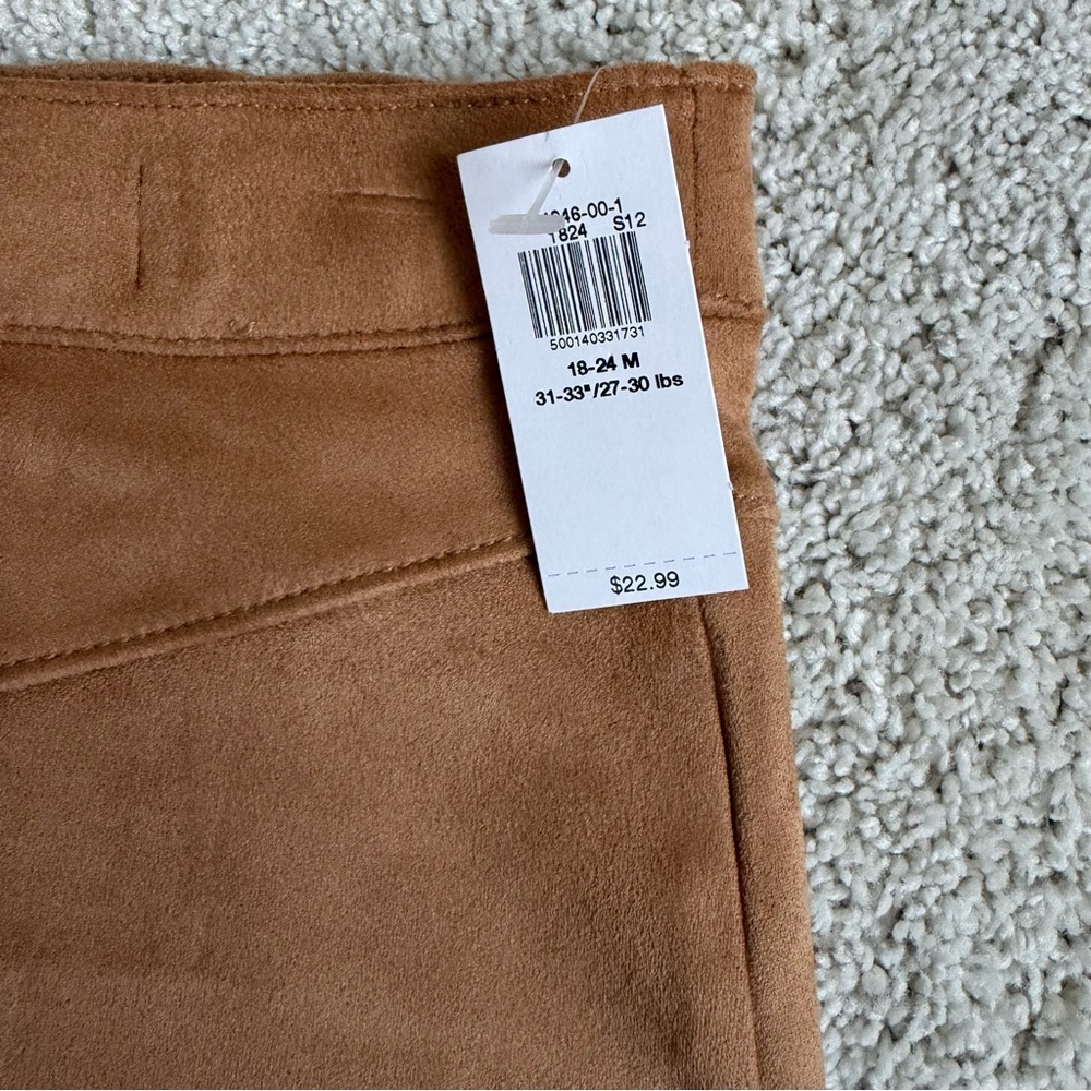Old Navy Baby Toddler Girl Brown/ Tan Button-Up Skirt - 18-24mo - NWT - Picture 3 of 5